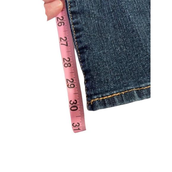 White House Black Market Slim Leg Blue Jeans. Medium Wash. Size 0S - Picture 9 of 14